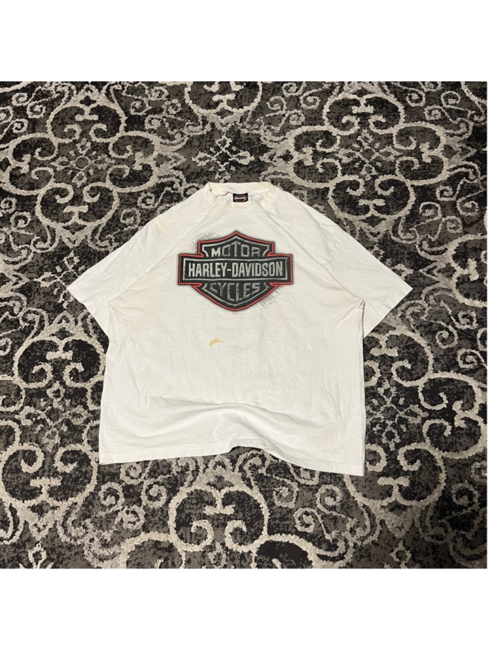 Men's Harley-Davidson Short Sleeve Tee XXL White Black